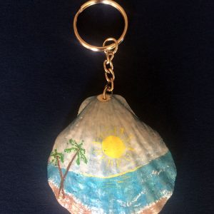 Shell keychains - beach