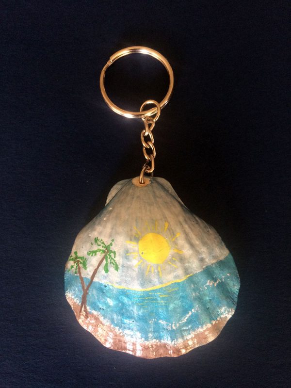 Shell keychains - beach